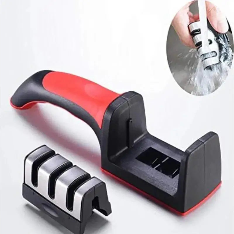 3-Stage Stainless Steel Kitchen Knife Sharpener