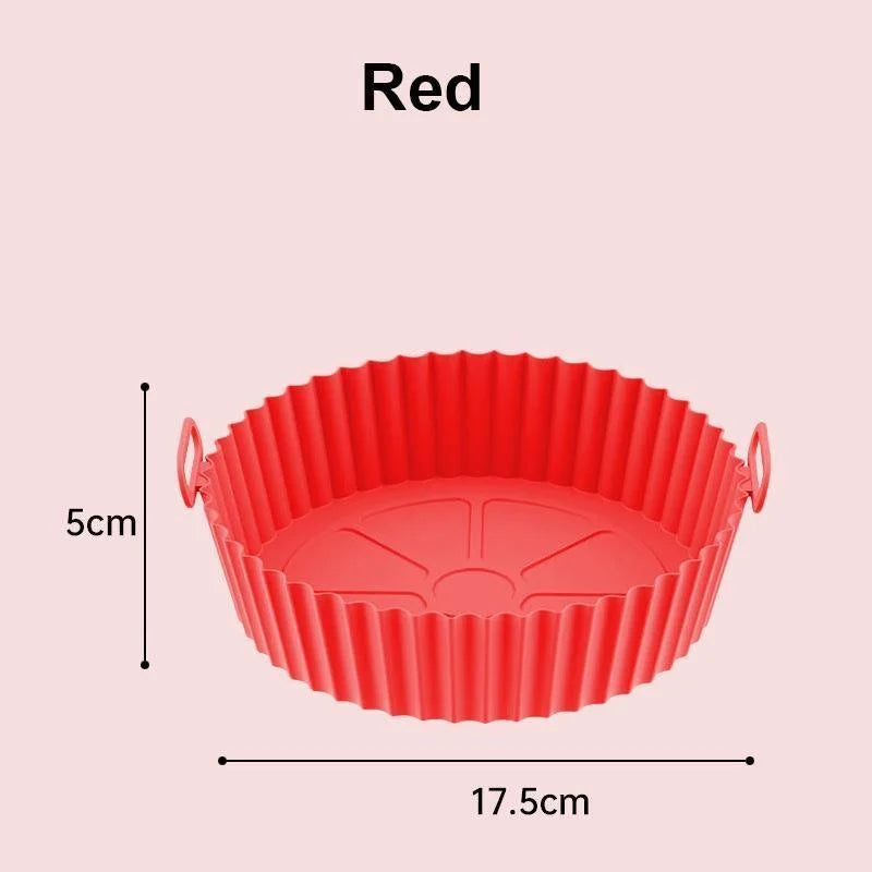 Reusable Food-Safe Silicone Air Fryer Liners