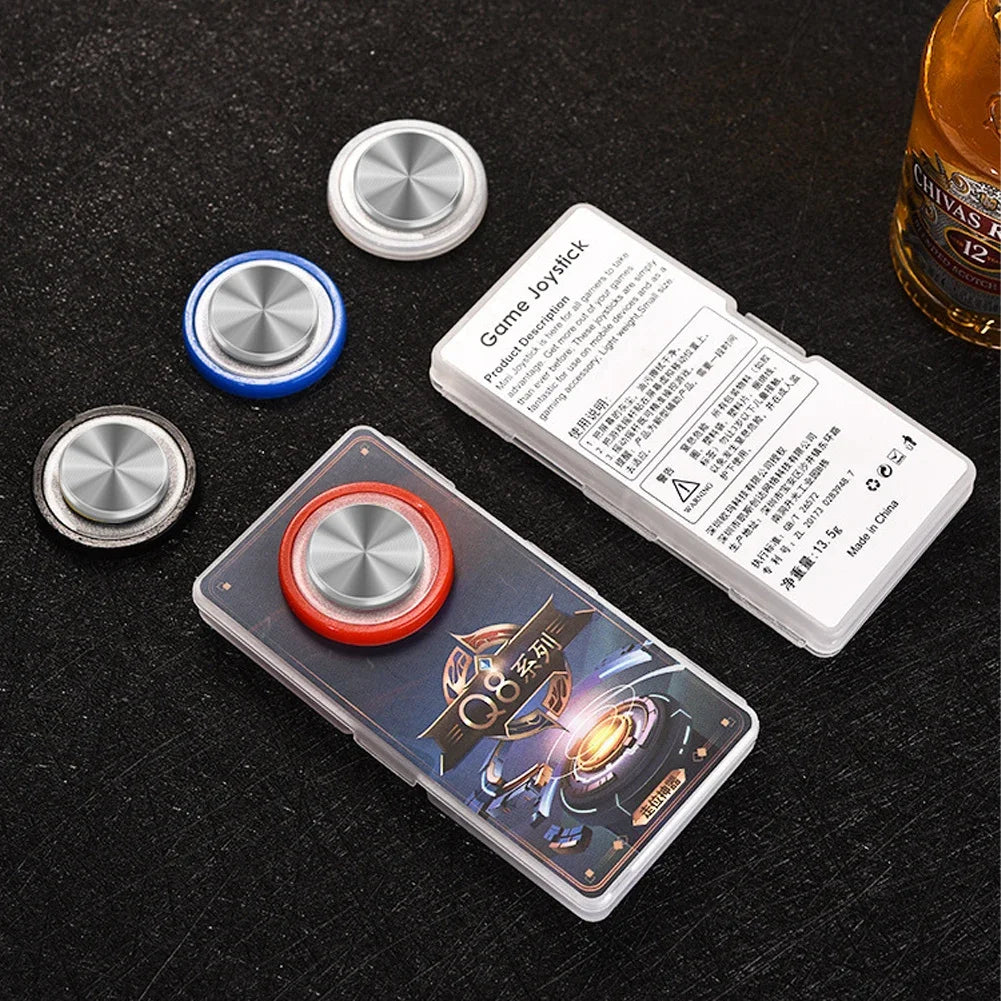 Round Metal Mobile Game Joystick with Box | Free Shipping | Trend Pixel Store