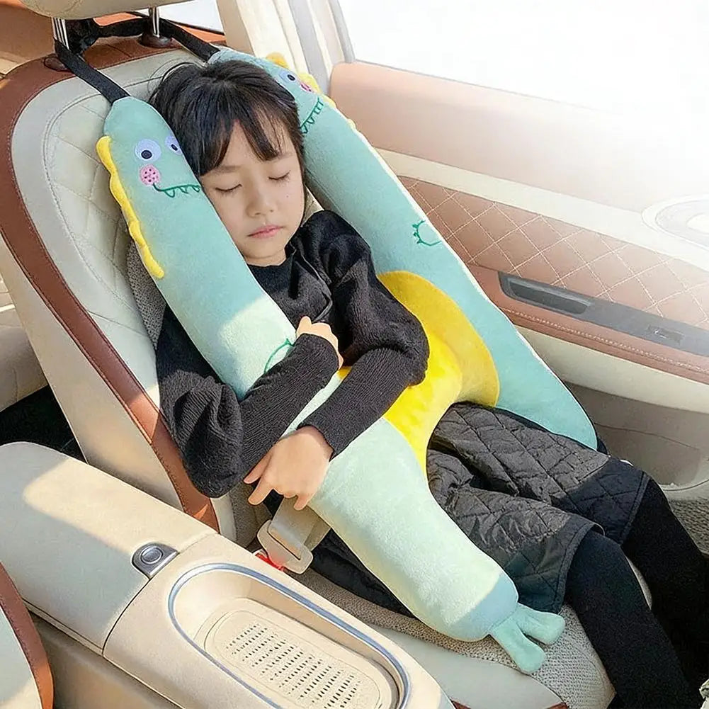 Car Child Neck Protection Pillow Child Car Sleeping Head Support Head Pillow PP Cotton Comfortable Body H Shape Travel Neck Rest