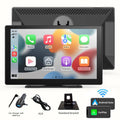 Universal Portable Wireless Carplay Screen for Car with Android Auto Touchscreen Car Stereo System