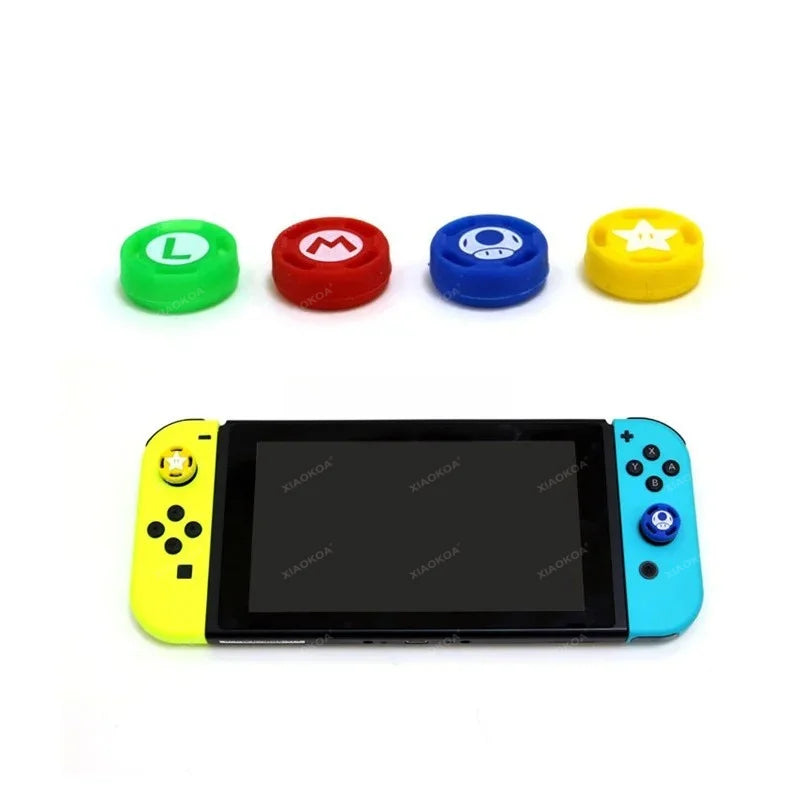 4 pcs Silicone Analog Joystick Grips for Nintend Switch JoyCon Controller Thumb Sticks Cap Skin for Switch Lite Cover Accessories