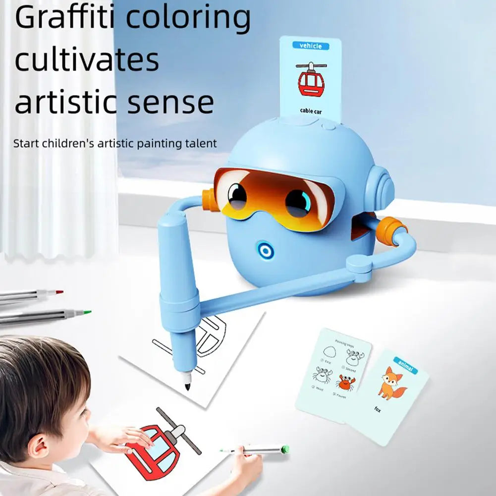 Educational Drawing Robot For Kids Intelligent Automatic Painting Drawing Magic Teaching Aid Machine Children'S Gifts