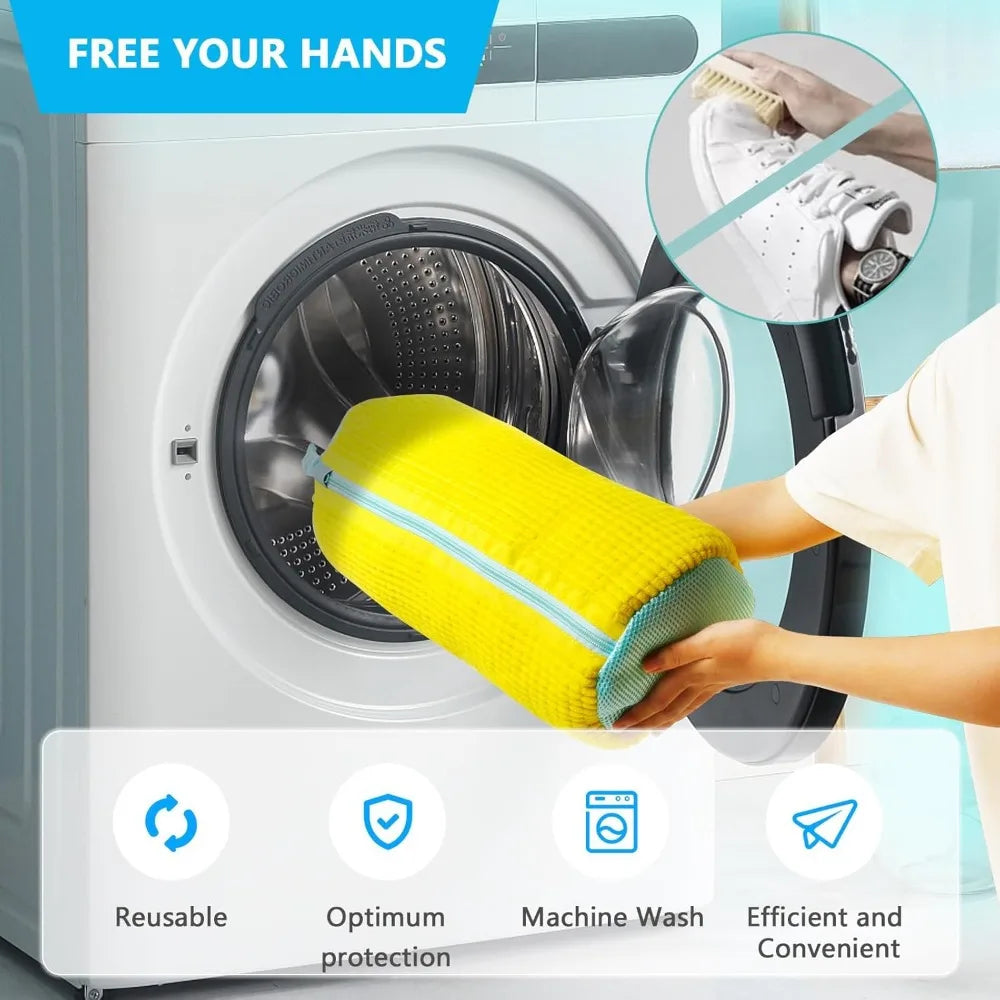 Durable Mesh Shoe Washing Machine Bag