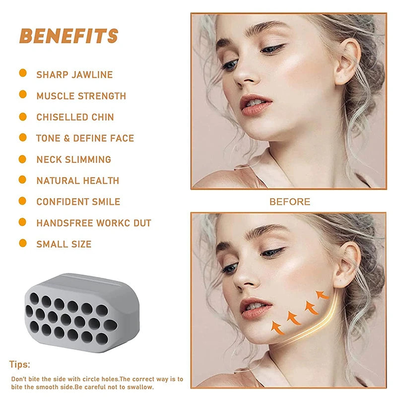Silicone Jawline & Facial Toner Exerciser