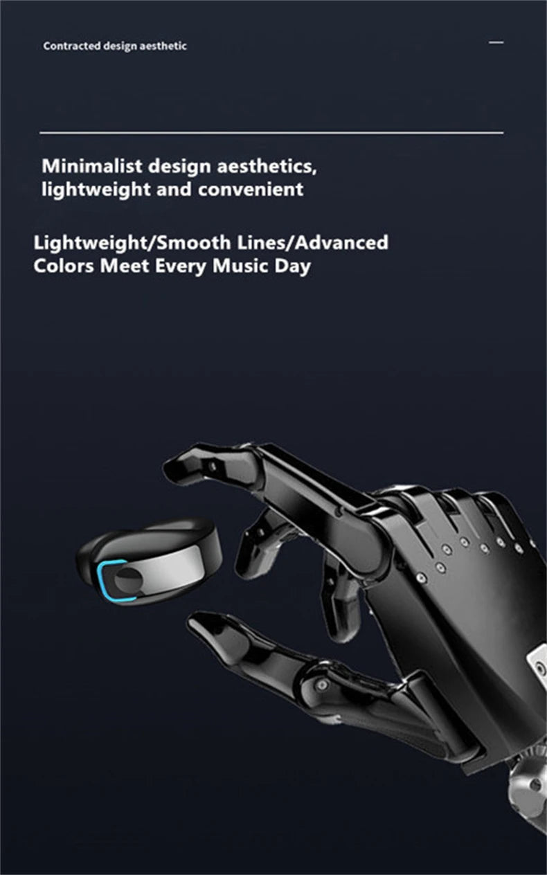 Wireless Bone Conduction Ear-Clip Bluetooth Headphones