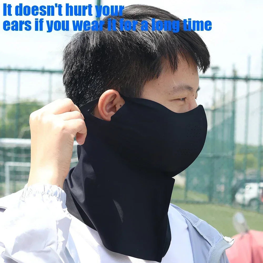 UPF50+ New Sun Protection Face Mask Breathable Moisturizing Sunscreen Mask Spring Summer Fashion Protection UV Protection Women
