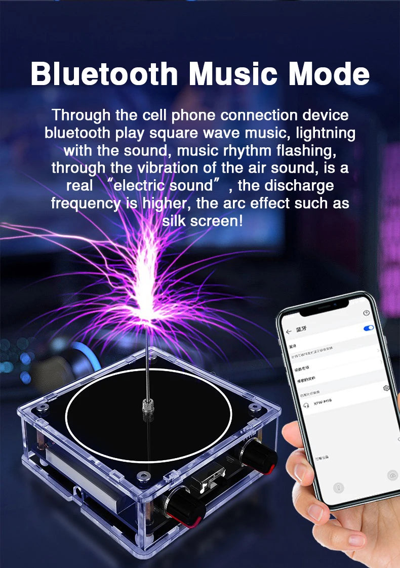 Bluetooth Dual-Mode Music Tesla Coil