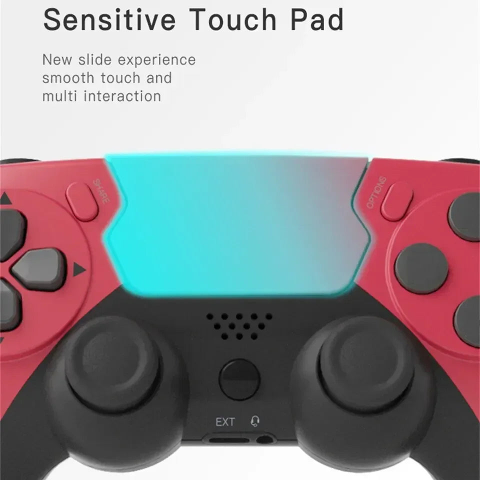 Wireless Gamepad P48 with Six Axis Gyroscope Game Controller For PS4 PS3 Console Dual Vibration PC Joystick