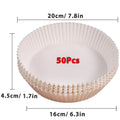 Round Non-Stick Air Fryer Disposable Paper Liners
