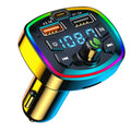 Car Bluetooth 5.0 FM Transmitter – Wireless Adapter with Dual USB Fast Charger