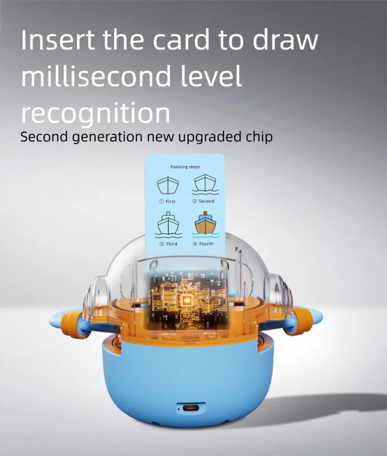 Kids Intelligent Drawing Robot – Educational STEM Toy for Boys & Girls Ages 3–12 | CE Certified