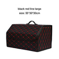 Large Capacity Car Trunk Organizer – Foldable Leather Storage Box for Emergency & Everyday Use