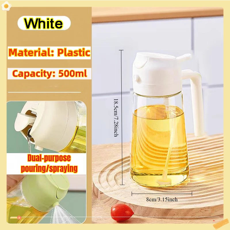 Refillable Cooking Oil Sprayer & Dispenser Bottle