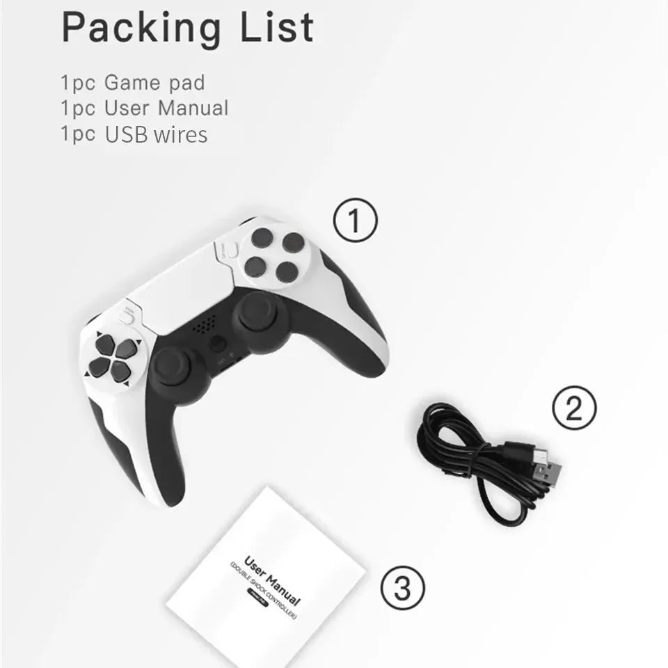 Wireless Gamepad P48 with Six Axis Gyroscope Game Controller For PS4 PS3 Console Dual Vibration PC Joystick