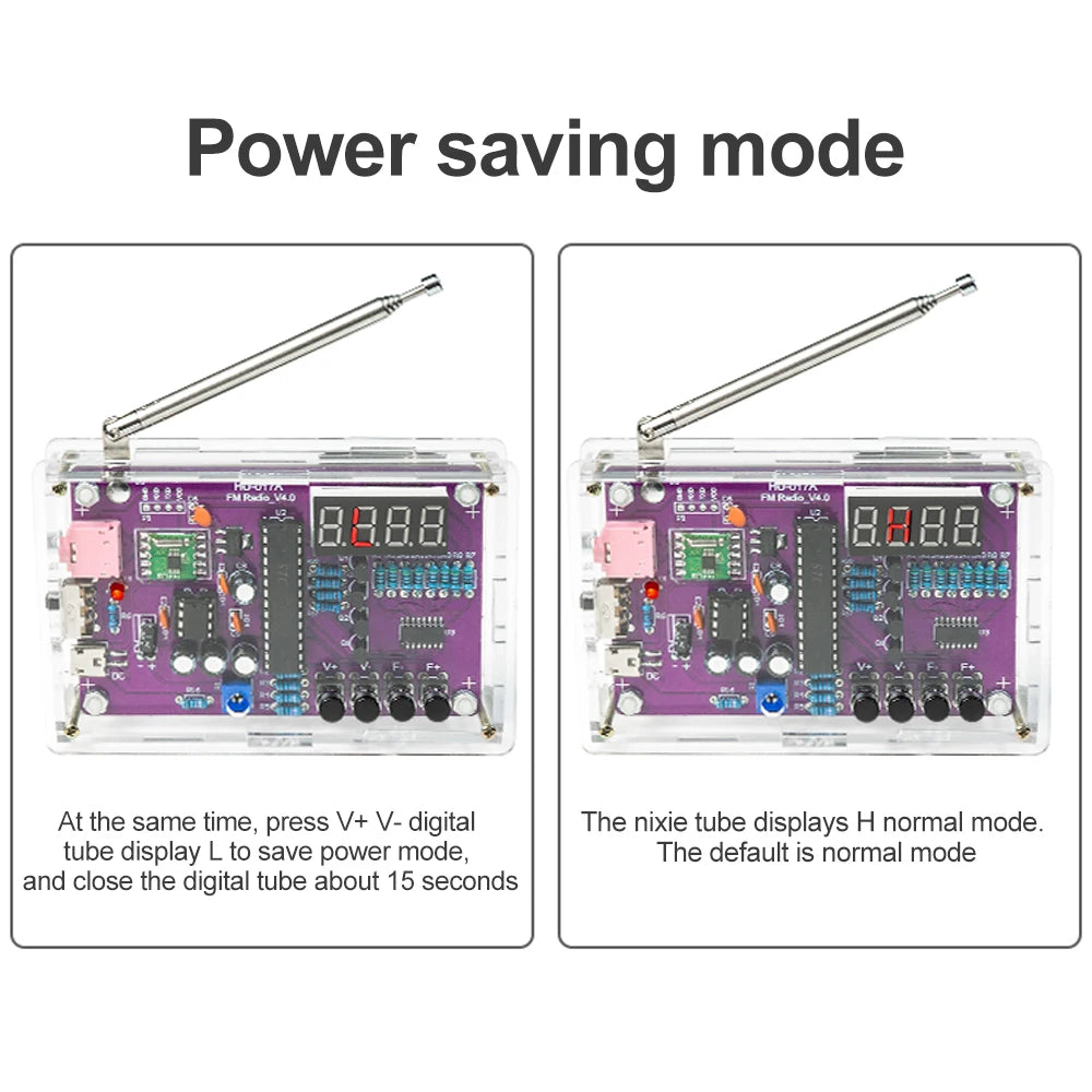 DIY FM Radio Electronic Soldering Kit (87-108MHz)
