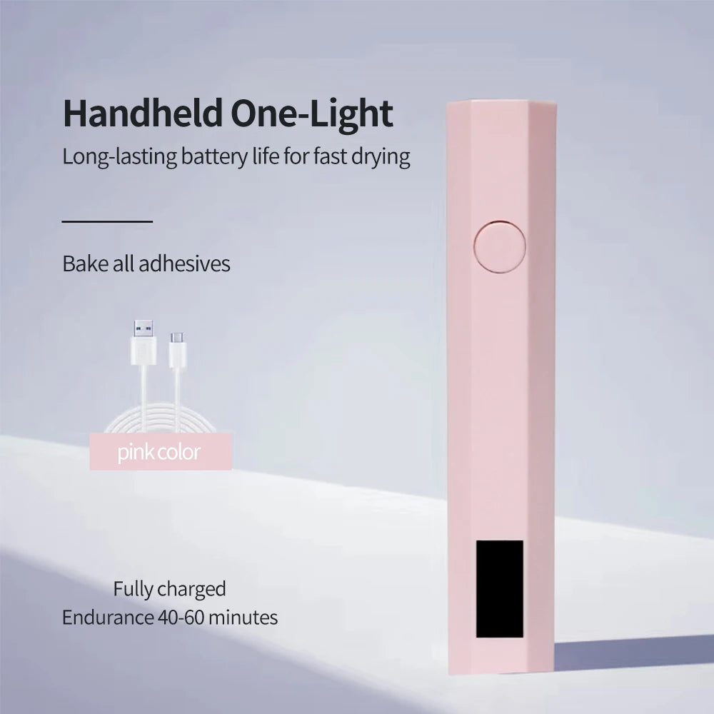 YIKOOLIN Handheld UV/LED Nail Curing Lamp
