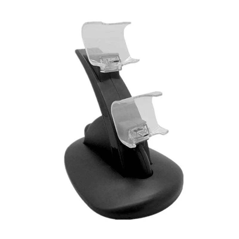 LED Dual USB Charging Dock Charger Controller Holder Stand For PS4/PS4 Slim/PS4 Pro Gamepad