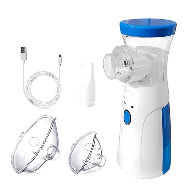 Portable Silent Mesh Nebulizer & Handheld Inhaler