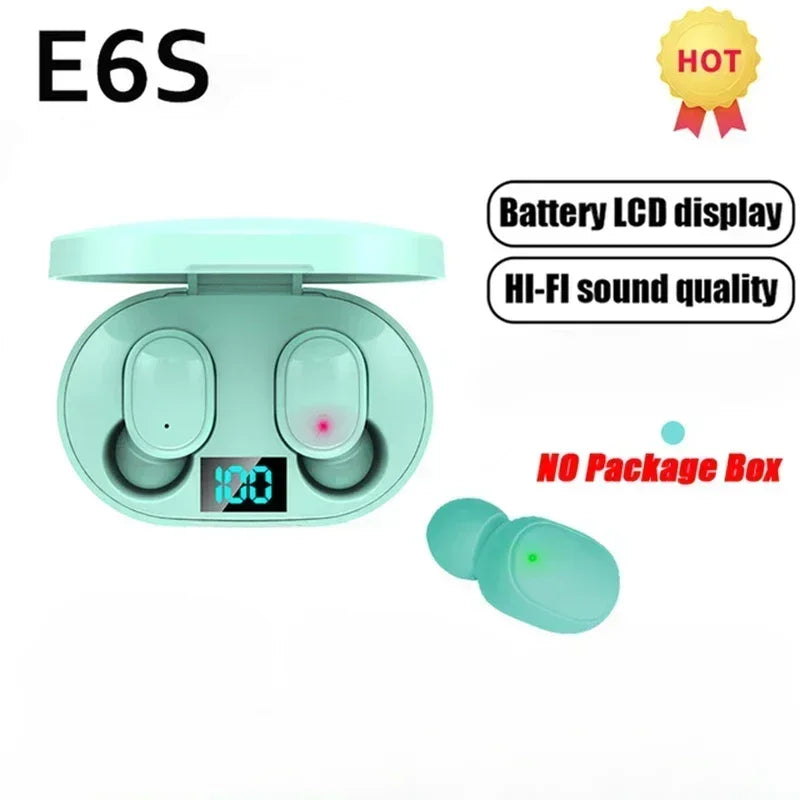 E6S TWS Wireless Bluetooth Earbuds with Smart Microphone