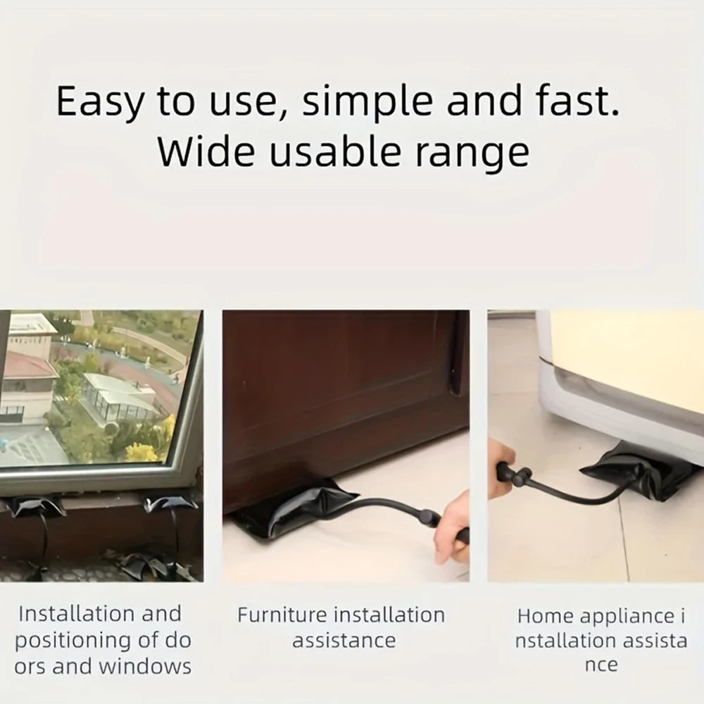 Heavy-Duty Inflatable Air Pump Wedge Alignment Tool