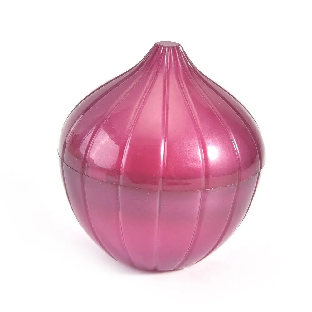 1pc Food Savers, Lemon & Onion Shaped, Multipurpose, Freezer Safe, Flip Top, Hand Wash, Durable plastic storage containers