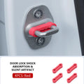 Car Door Shock Absorber & Buckle Pad – Soundproof Anti-Vibration Damper Kit