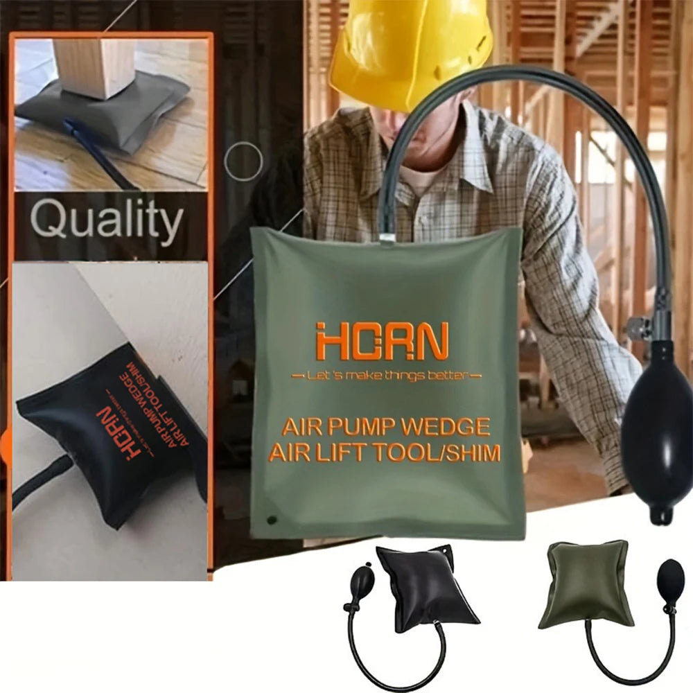 Heavy-Duty Inflatable Air Pump Wedge Alignment Tool