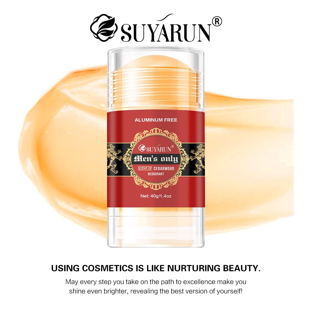 Men's Natural Deodorant Stick for Full Body Odor Protection, 48H Freshness, Sensitive Skin Safe, Travel-Friendly.