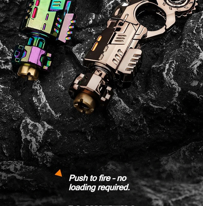 Shell-Ejecting Alloy Toy Pistol & Fidget Spinner Desk Gadget | Free Shipping | Trend Pixel Store