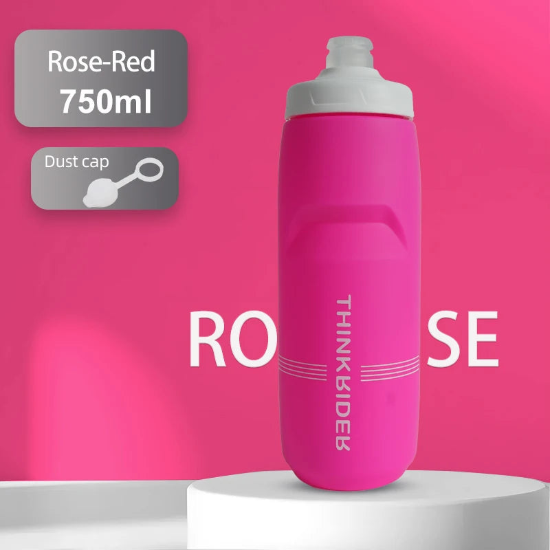 620ml/750ml Bicycle Bottle MTB Road Bike Water Bottle Outdoor Sports Plastic Portable Large Capacity Drink Cycling