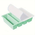 1/4 pcs Large Rectangular Ice Cube Mold Set with Lid Stackable Freezer Trays for Bottles Beverages Long Cubes Mould Kitchen Items