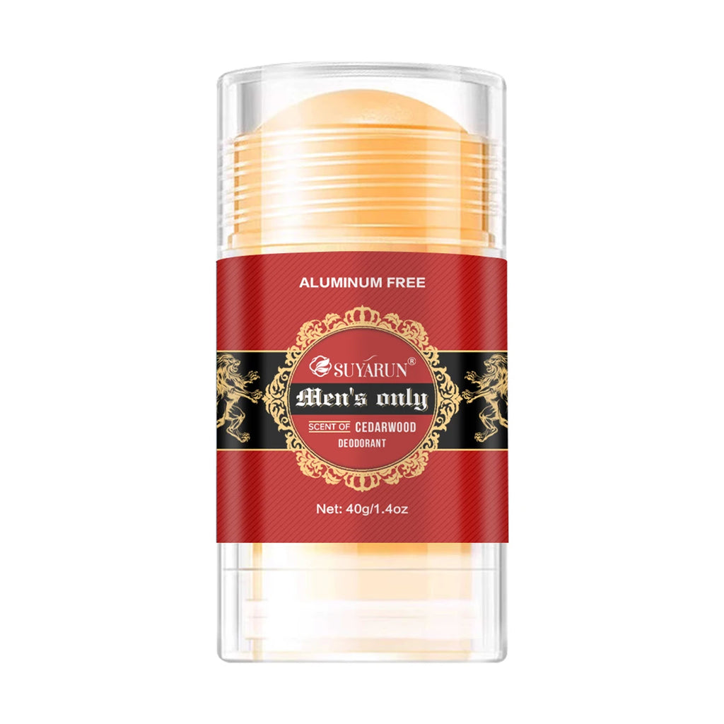 Men's Natural Deodorant Stick for Full Body Odor Protection, 48H Freshness, Sensitive Skin Safe, Travel-Friendly.