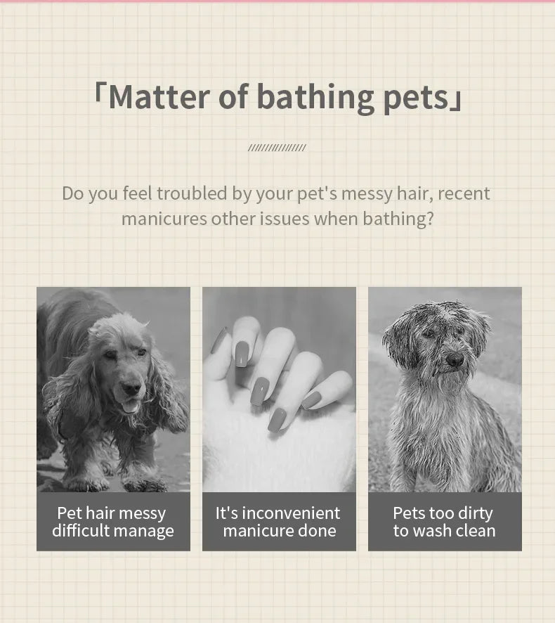 3-in-1 Pet Steamy Grooming & Massaging Brush