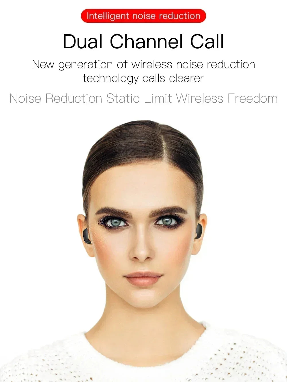 E6S TWS Wireless Bluetooth Earbuds with Smart Microphone