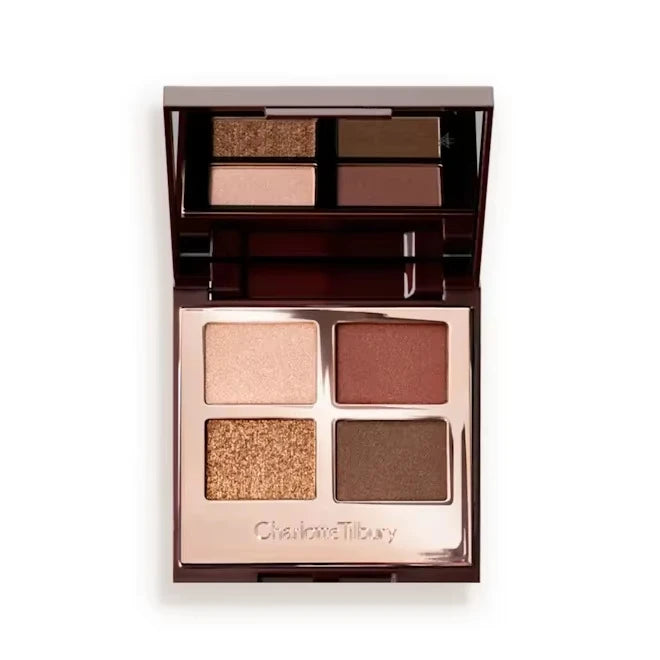 Velvet & Silk Shimmer Eyeshadow Palette with Cream Blush – Dewy Glow