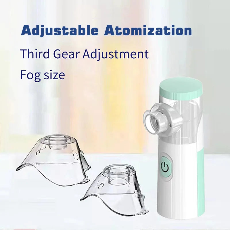 Portable Silent Mesh Nebulizer & Handheld Inhaler