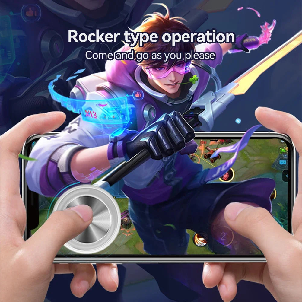 Round Metal Mobile Game Joystick with Box | Free Shipping | Trend Pixel Store
