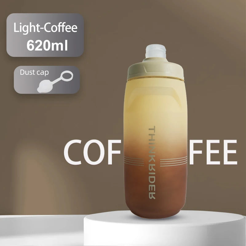 620ml/750ml Bicycle Bottle MTB Road Bike Water Bottle Outdoor Sports Plastic Portable Large Capacity Drink Cycling