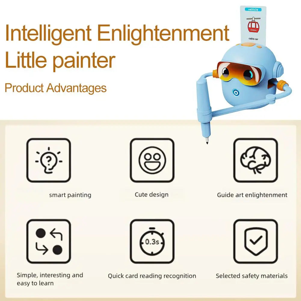 Educational Drawing Robot For Kids Intelligent Automatic Painting Drawing Magic Teaching Aid Machine Children'S Gifts