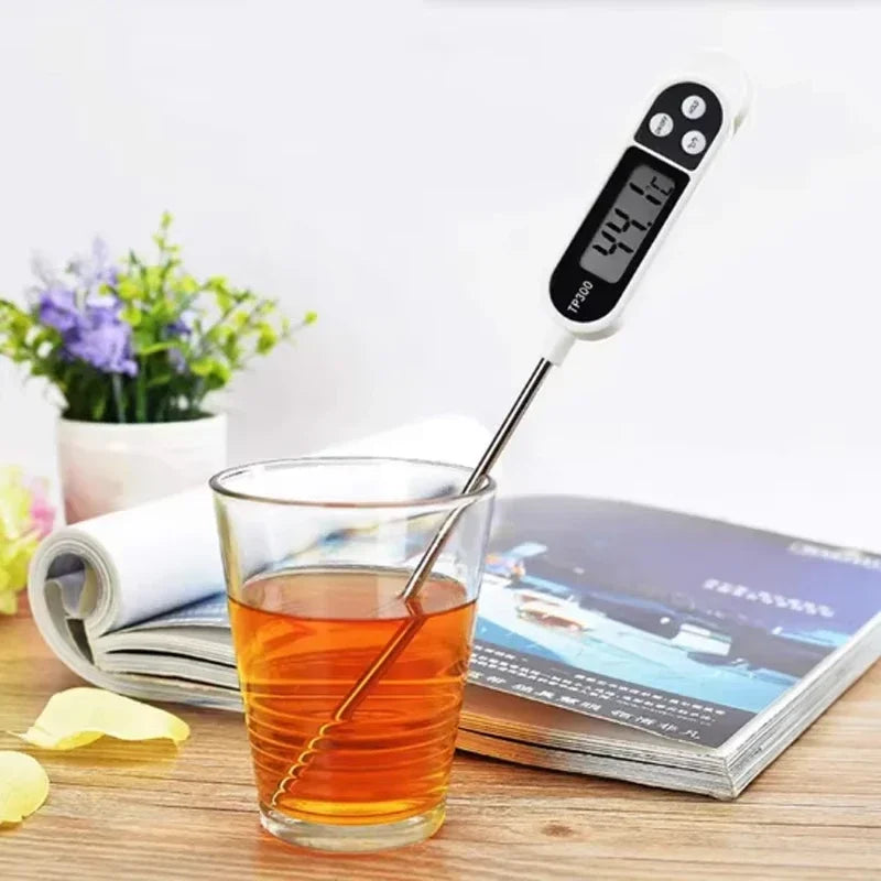 1-10 P Digital Kitchen Food Thermometer TP300 Water Oil Thermometer for Meat Cooking Food Probe BBQ Electronic Oven Kitchen Tools