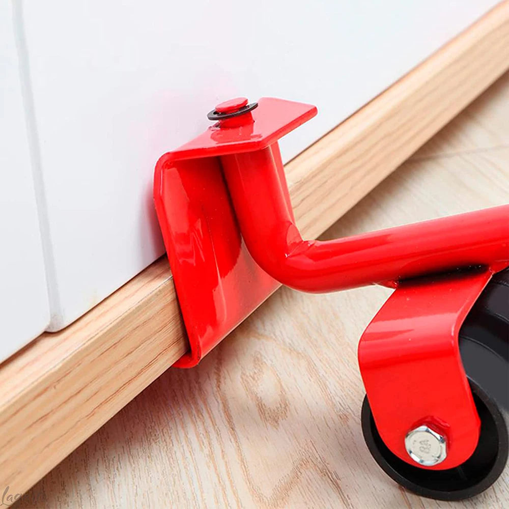 Professional Furniture Mover Tool Set Heavy Stuffs Transport Lifter Wheeled Mover Roller with Wheel Bar Moving Hand Device
