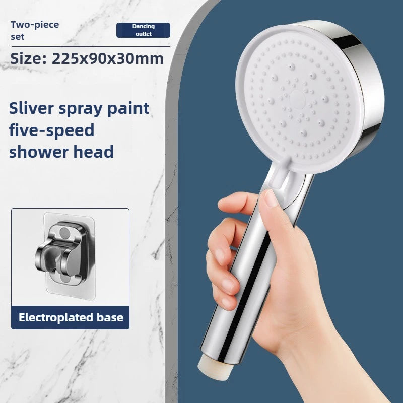 5-Mode Water-Saving Handheld Shower Head Set
