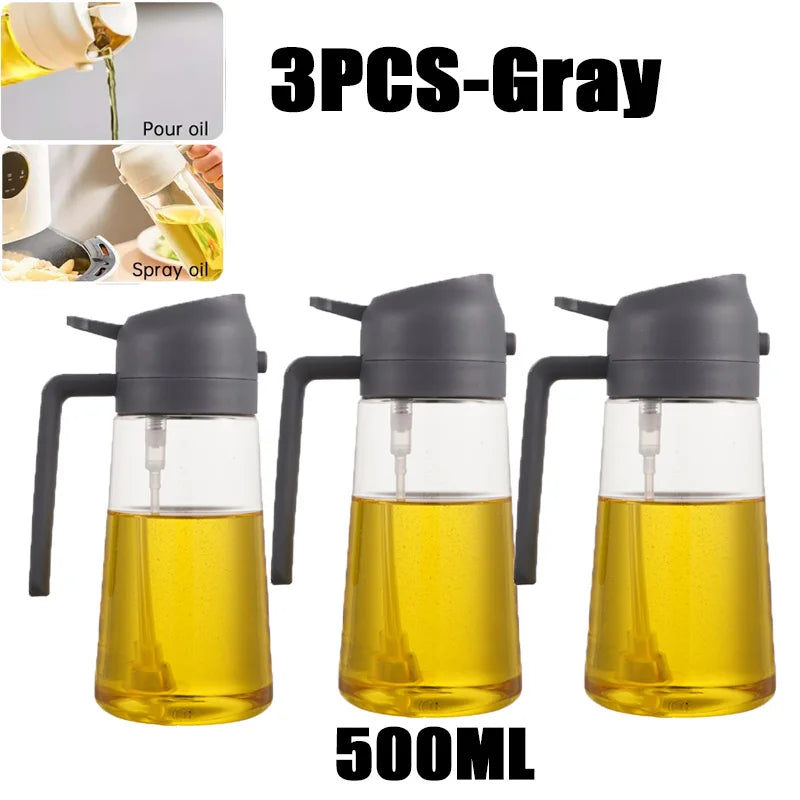 Refillable Cooking Oil Sprayer & Dispenser Bottle