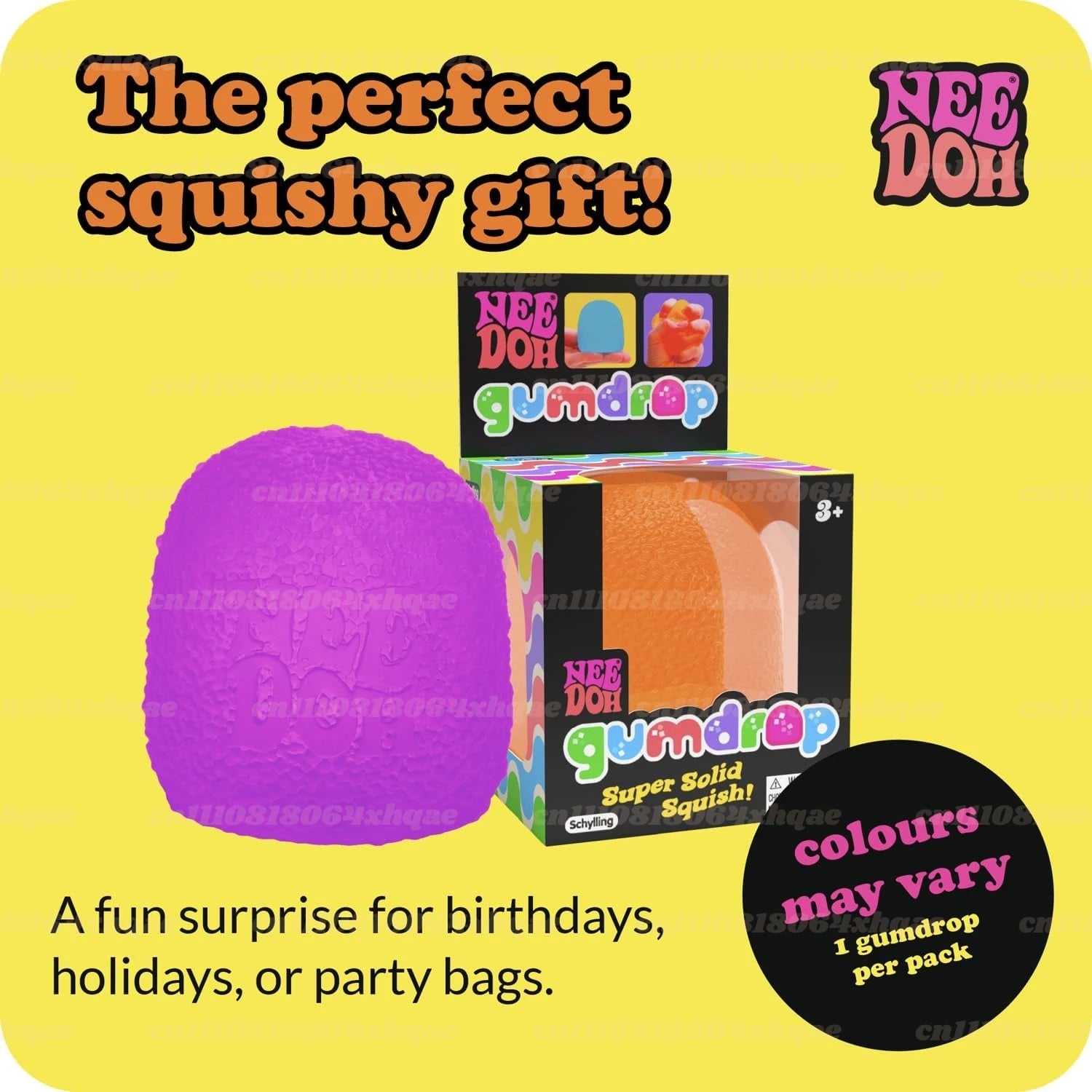 Schylling NeeDoh Gumdrop Sensory Fidget Toy