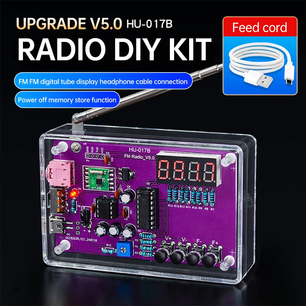 DIY FM Radio Electronic Soldering Kit (87-108MHz)