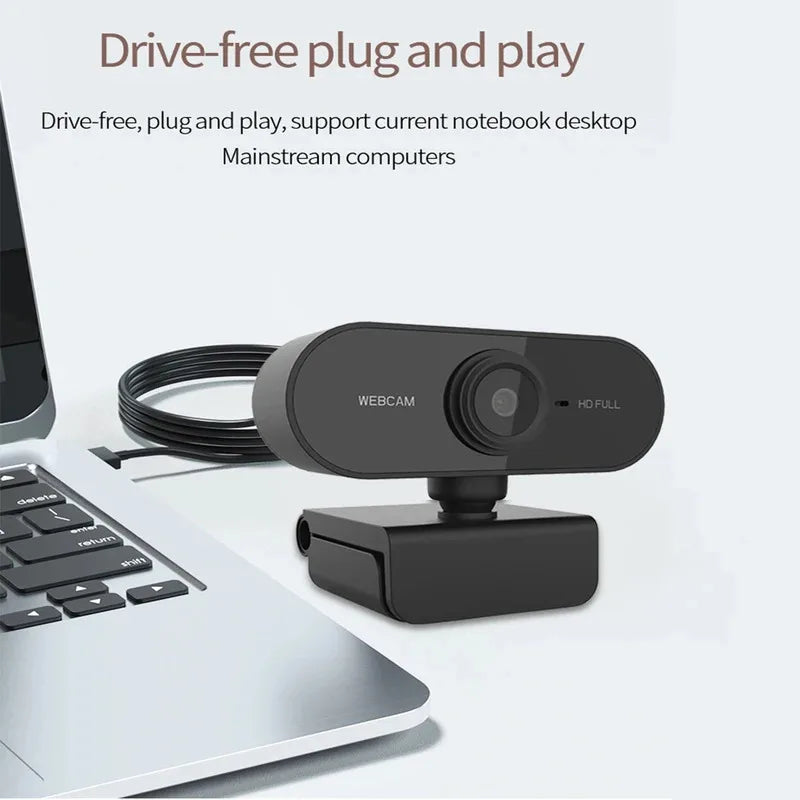 Mini Web Camera PC Full HD With Microphone USB Plug Support Laptop Desktop Suitable For Video Calls Conference Live Work