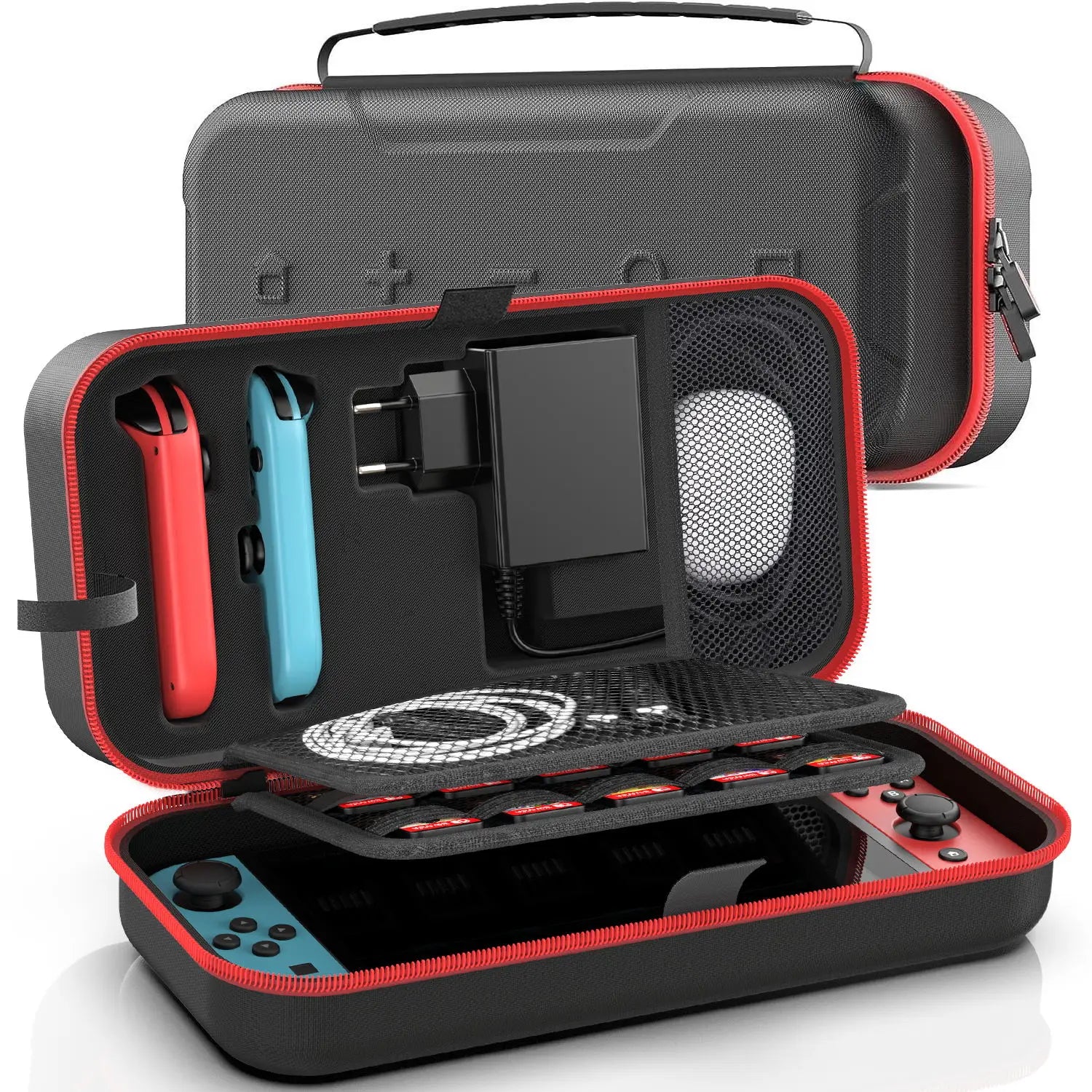 Large Storage Bag for Switch Portable Carrying Protective Case Anti-Scratch Waterproof Travel Bag for N-Switch OLED