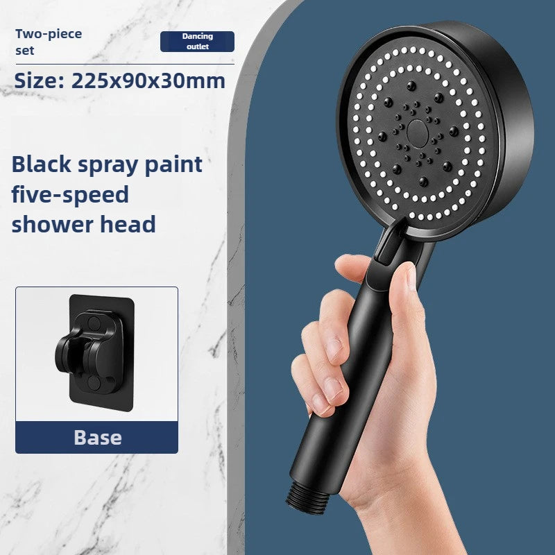 5-Mode Water-Saving Handheld Shower Head Set