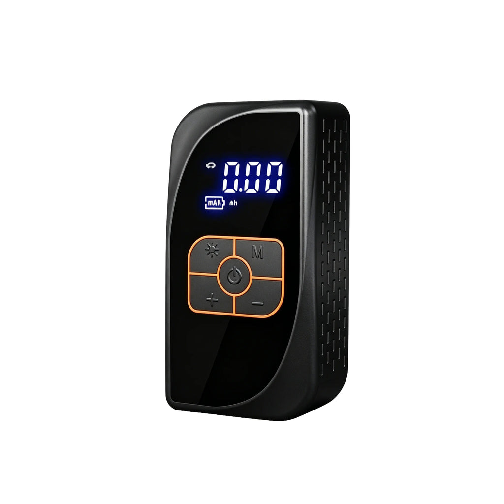 Car Tire Inflator Portable Air Pump 150PSI 4500mAh Battery Power Bank Dual Charge DC12V Type-C LED SOS Light